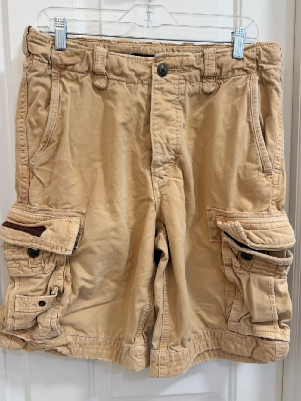 Ruehl No. 925 Men’s Khaki Cargo Shorts Size 31